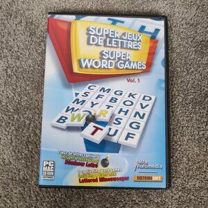 DistribuSOFT Akita Multimedia PC/MAC CD Super Word Games Vol. 1 Play Fun Enjoy